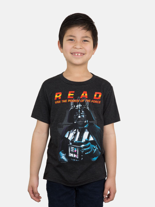 recorder hoffelijkheid Transparant Star Wars™ Darth Vader READ kids t-shirt — Out of Print