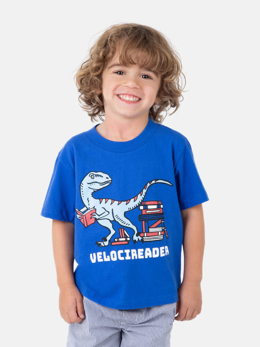 Velocireader kids book t-shirt — Out of Print