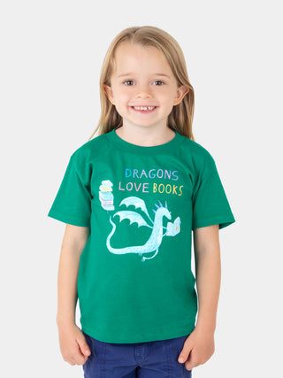 Dragons Love Books Kids' T-Shirt