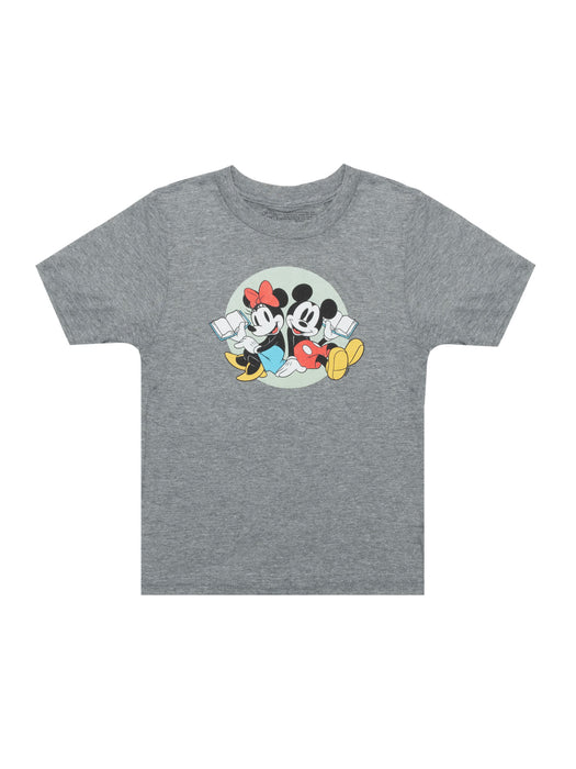 Disney Mickey Mouse and Minnie Mouse Reading Kids' T-Shirt
