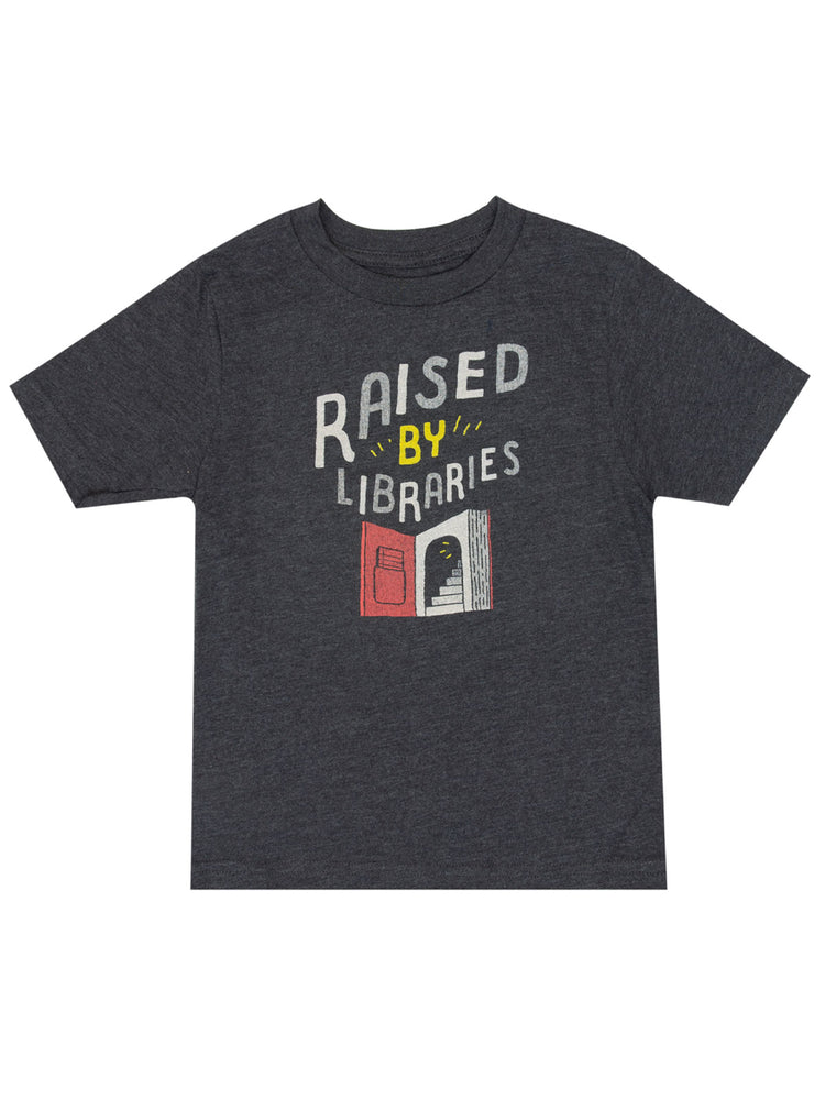 Raised by Libraries Kids' T-Shirt
