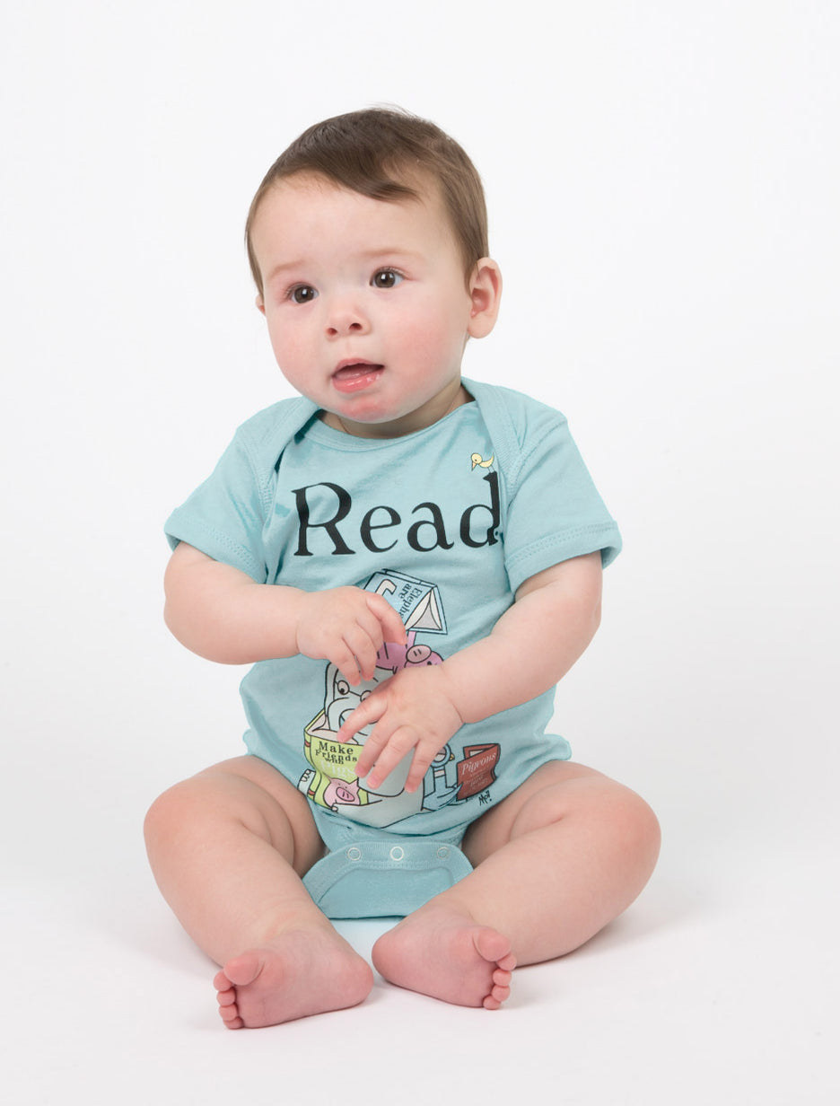 Elephant and Piggie Read baby bodysuit — Out of Print