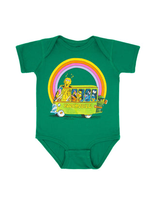 Sesame Street Bookmobile baby bodysuit